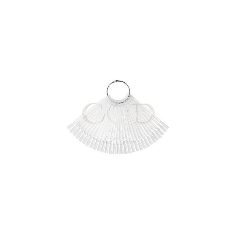 Nuancier clear anneau fond blanc