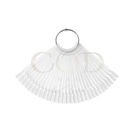 Nuancier clear anneau fond blanc