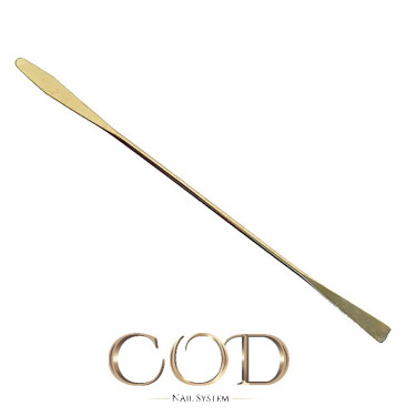 Spatule en métal COD dorée