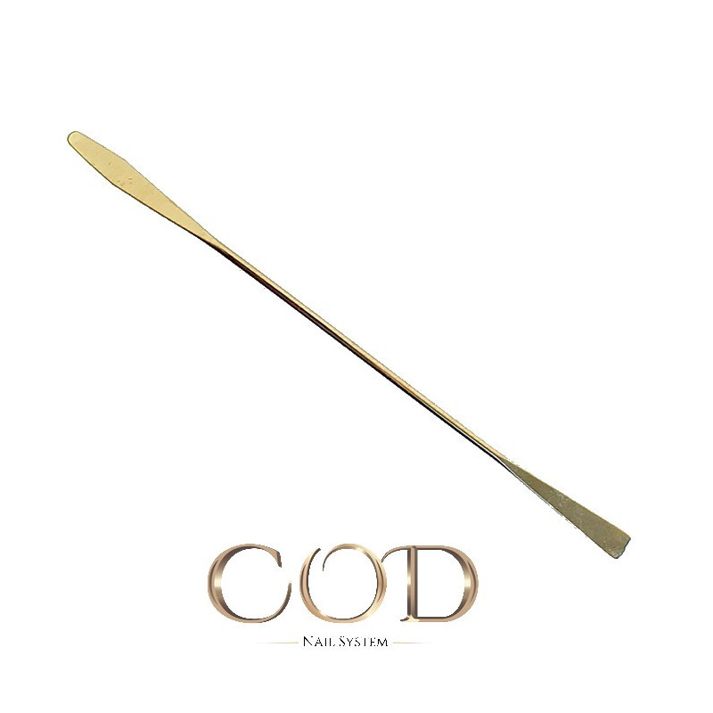 Spatule en métal COD dorée