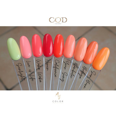Nuancier fait avec le My Color Heroin