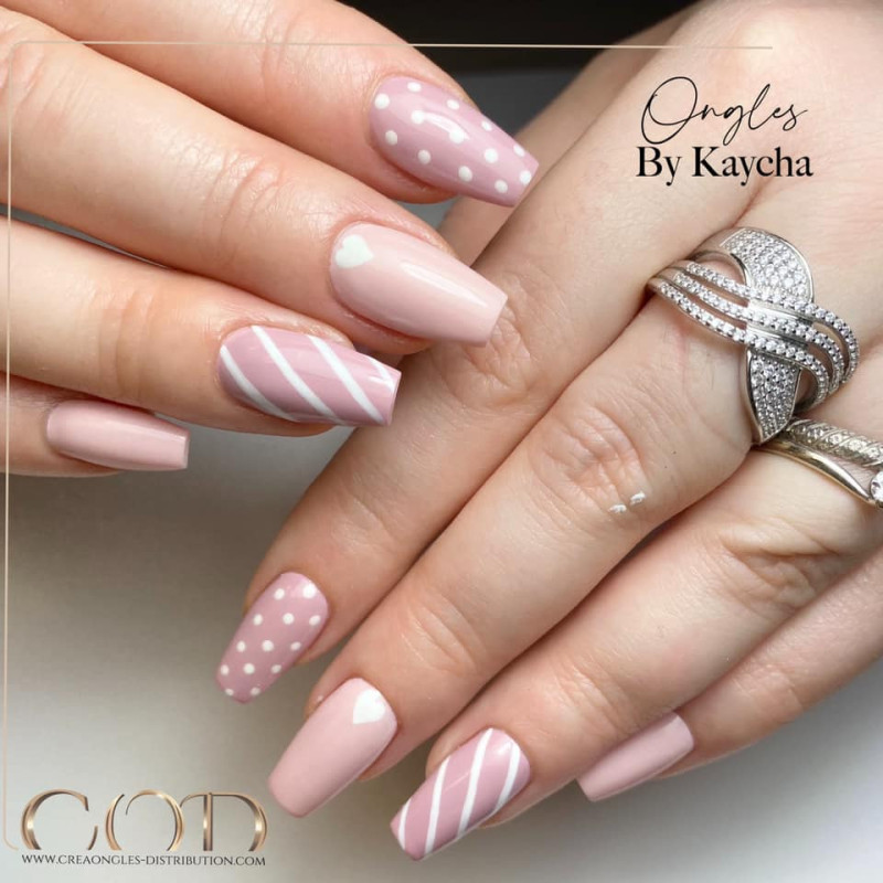 Nail art fait avec le My Color Love Story