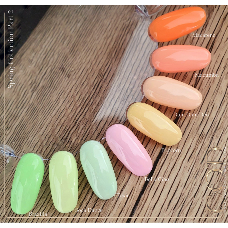 Nuancier fait avec le My Color Macumba