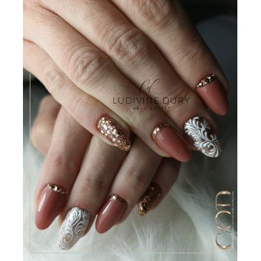 Glitter Fine rose Gold