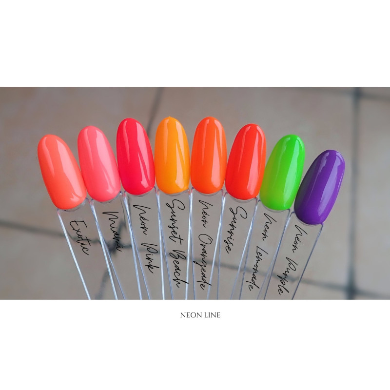 Tips fait avec le Gel couleur Sunrise