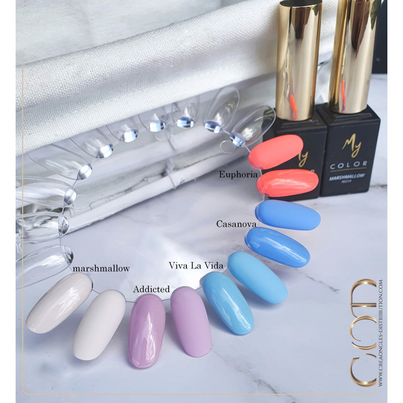 Nuancier fait avec le My Color Euphoria