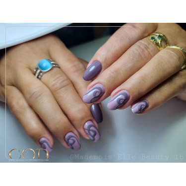 Nail art fait avec le My Color Gloria