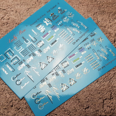 Calcomanía de agua 25