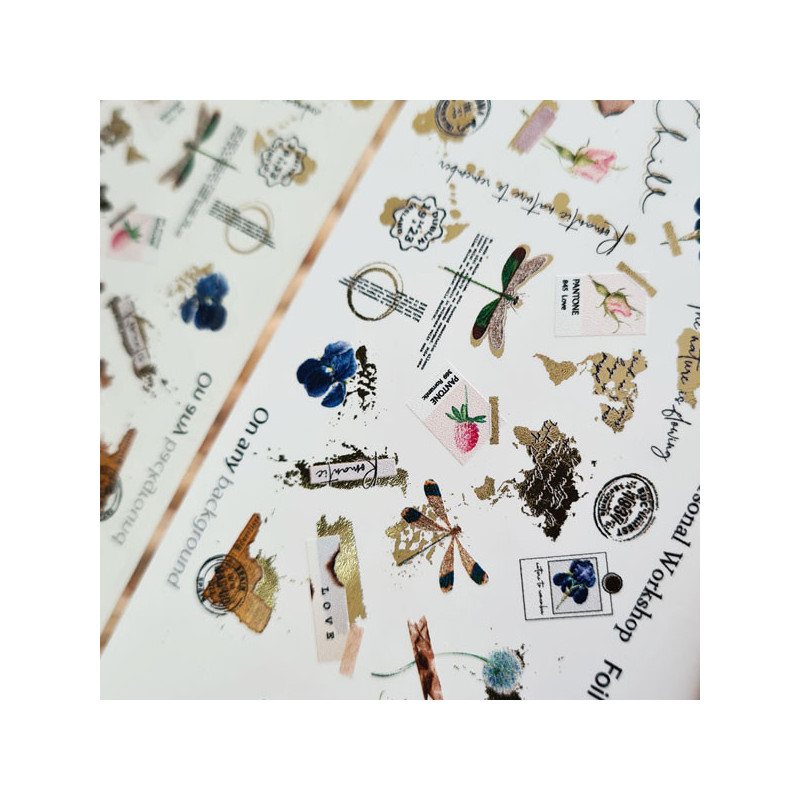 Water Decal 28 Zoom sur les motifs 