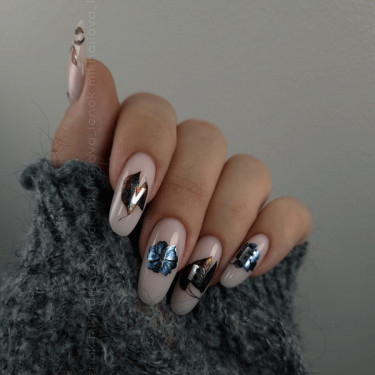 Water Decal 39 pose sur des oval