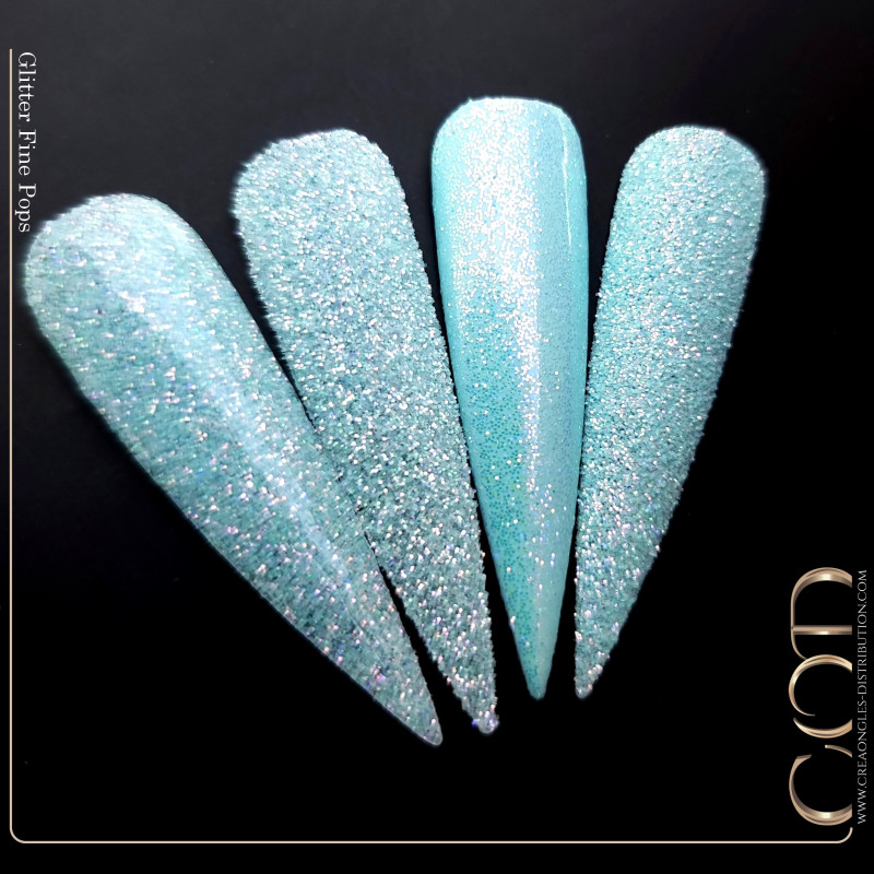 Zoom de pop-it fait avec le Glitter Fine Pops