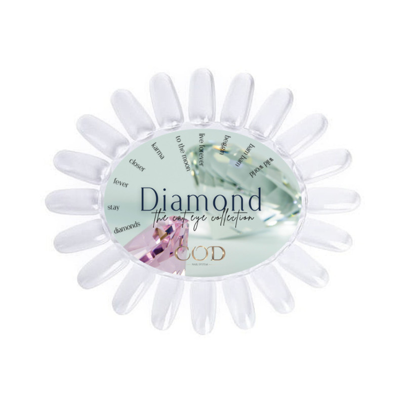 Box Diamond Cat Eye collection & nuancier clear