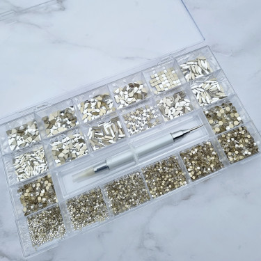 Caja Lujo Strass Cristal