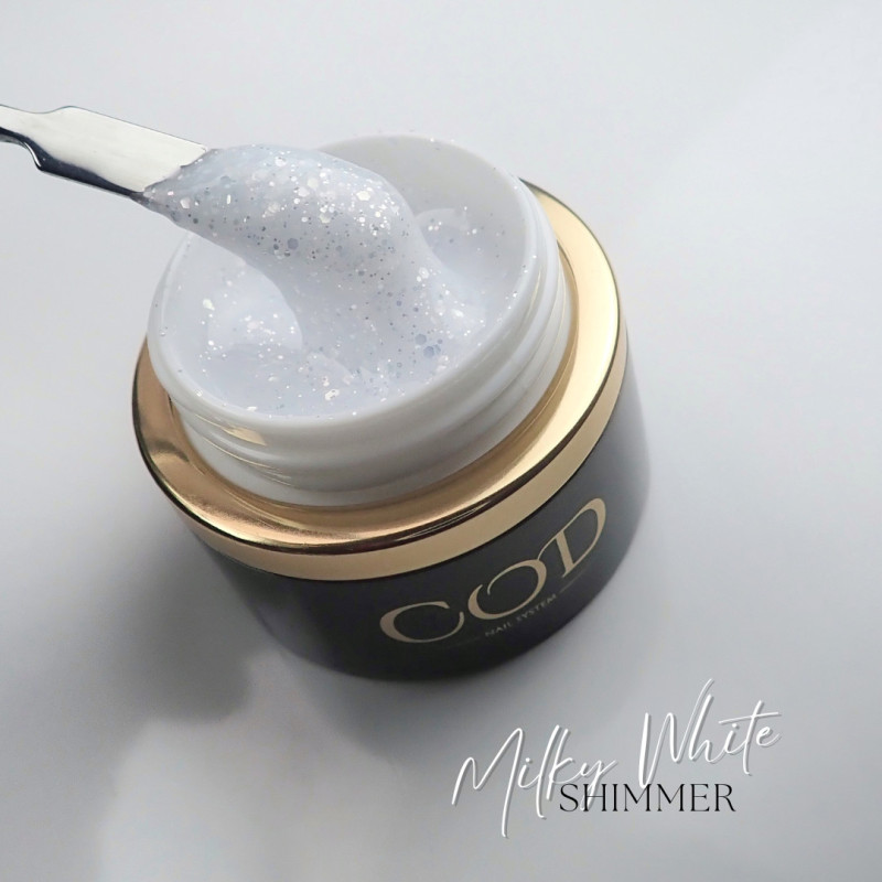 Pot ouvert de Shimmer Milky White