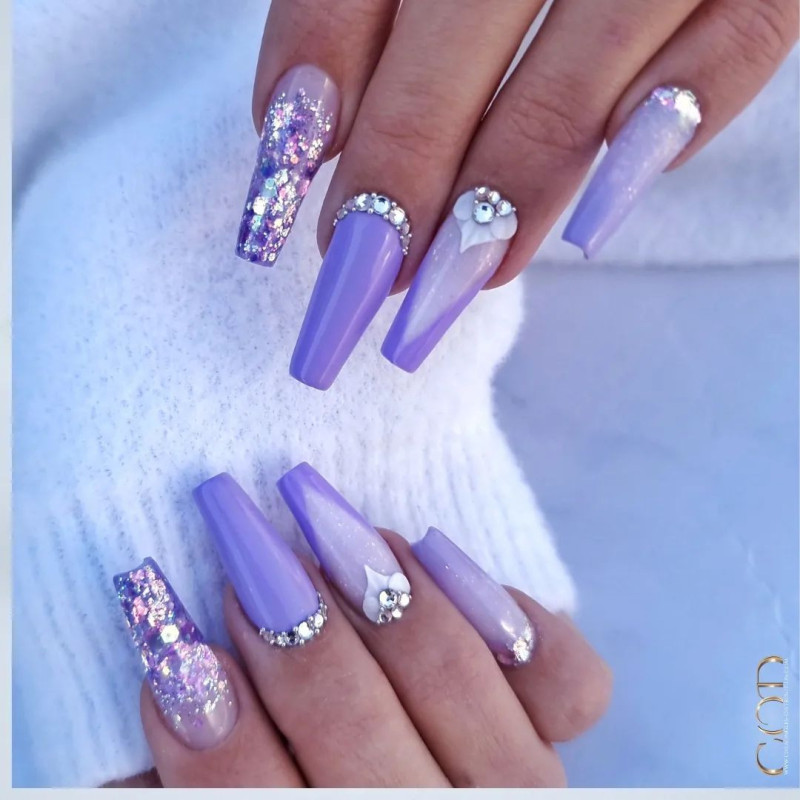 Ballerina fait avec le Aurora Flakes