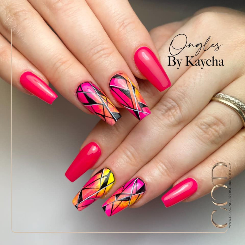 Nail art fait avec le My Color Un Dos Tres 