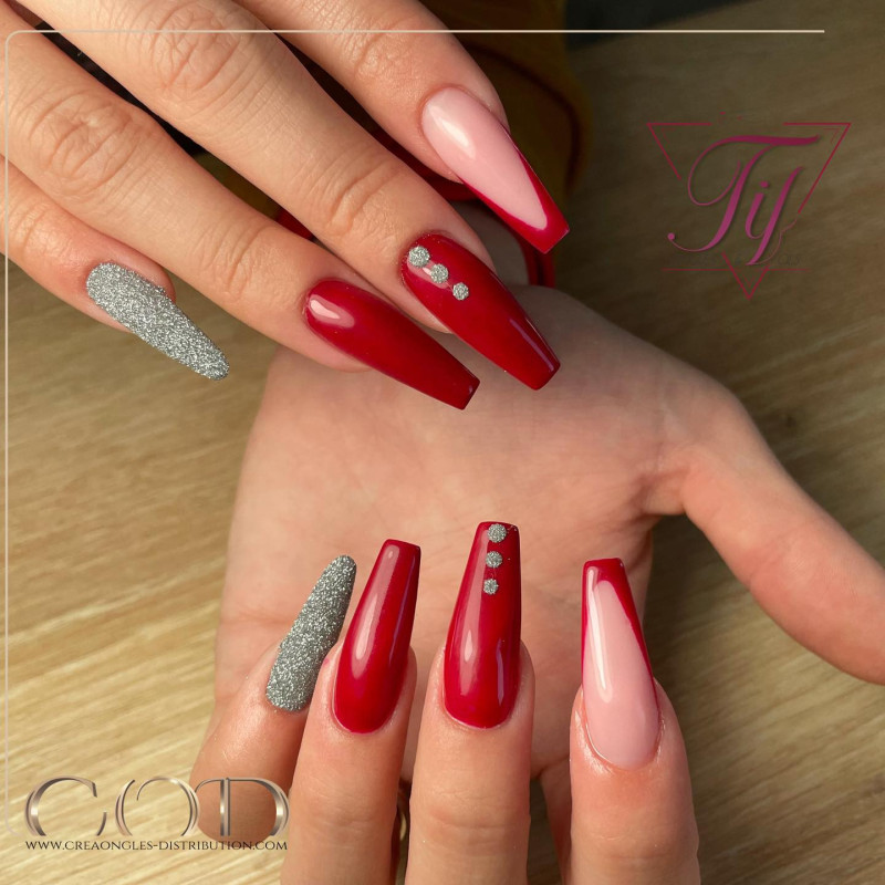 Ballerina fait avec le Glitter Magic Dust Silver