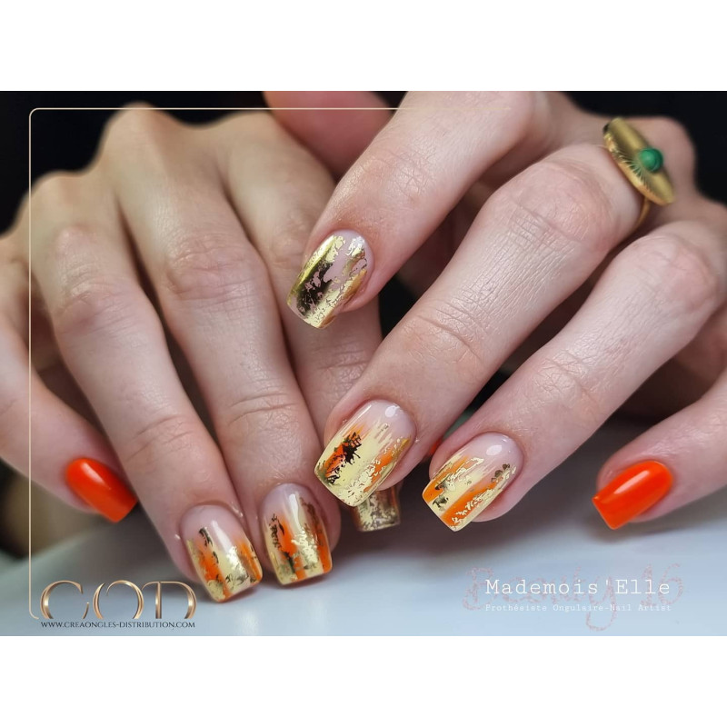 Nail art fait avec le My Color Popcorn