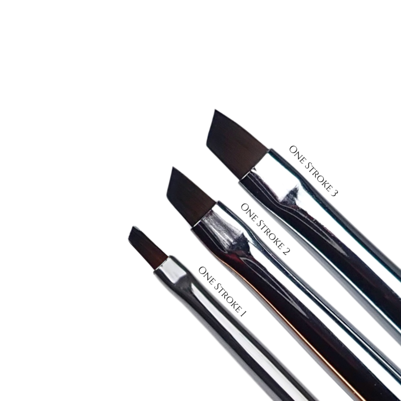 Zoom sur les pointes avec différent axe de rotation Brush Line One stroke 