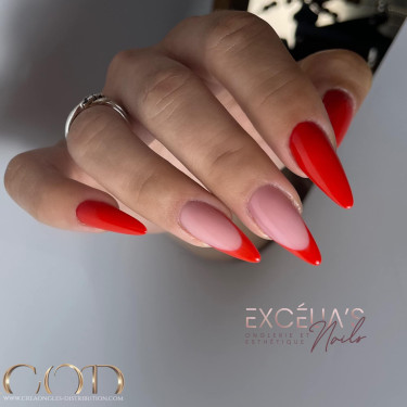 French faite avec l'Acrygel Cover Natural
