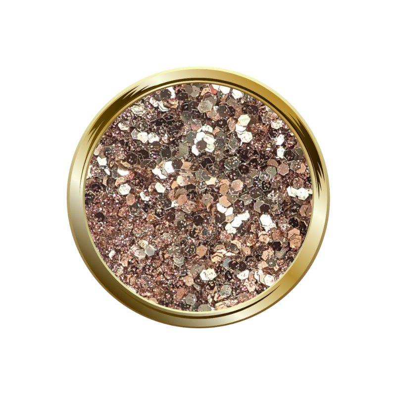 Glitter Shine rose Gold 
