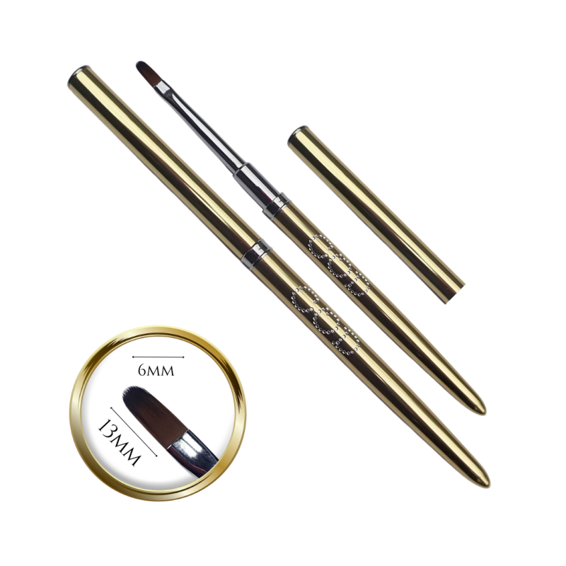 Brush Line Diamond Oval N°6