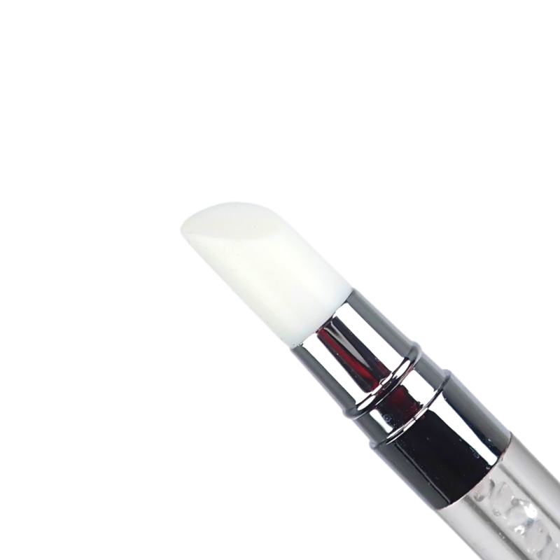 Gros plan sur la pointe de la Brush silicone