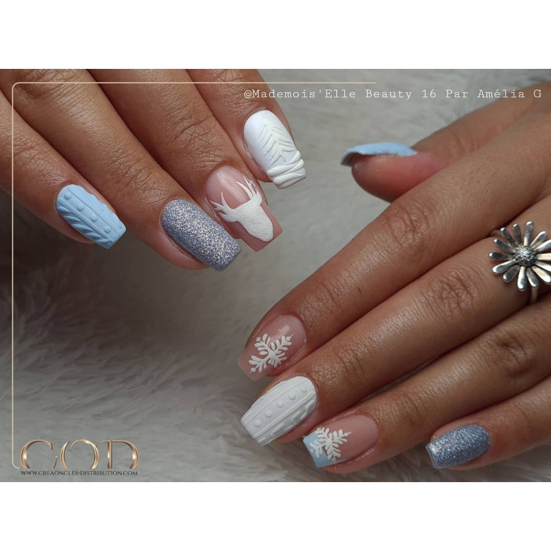 Square fait avec le Paillettes Holofine 1