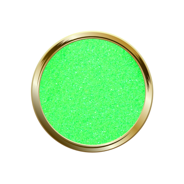 Brillo soplado verde neón