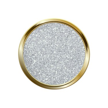 Paillettes Blown Glitter Silver Fine argent métallique