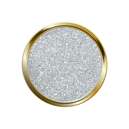 Paillettes Blown Glitter Silver Fine argent métallique