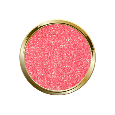 Cariño con purpurina soplada