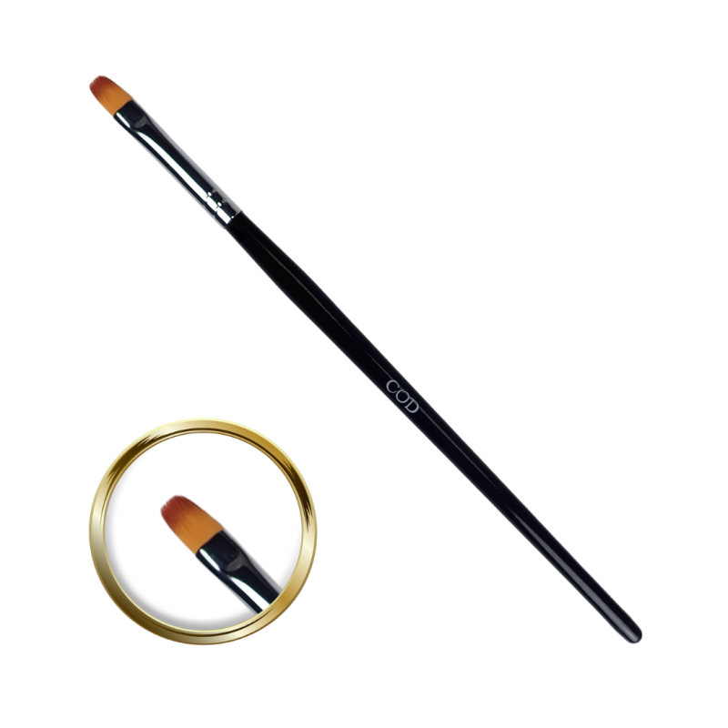 Pinceau pour appliquer les pigments néons