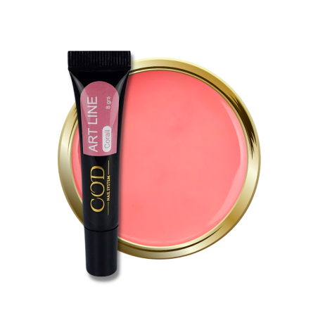 Tube et pastille d'Art Line Corail