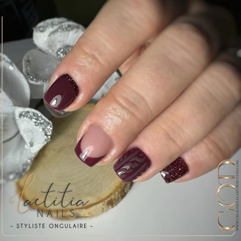 Square fait avec le My Color Reflect Claret