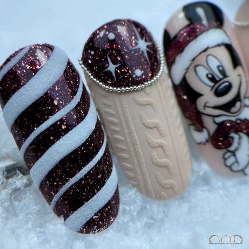 Capsules faites avec le My Color Reflect Claret