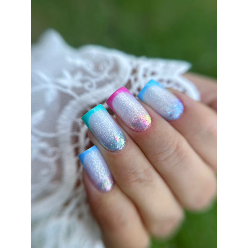 Square fait avec le Acrygel Star Gold