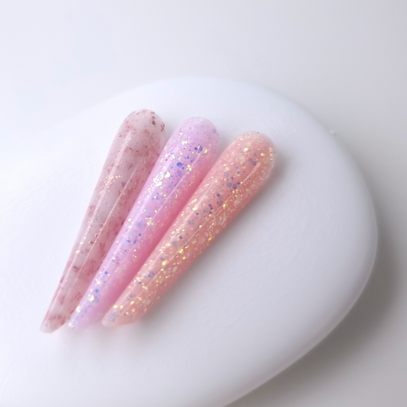 Pop-it fait avec le Shimmer Pastel Rose