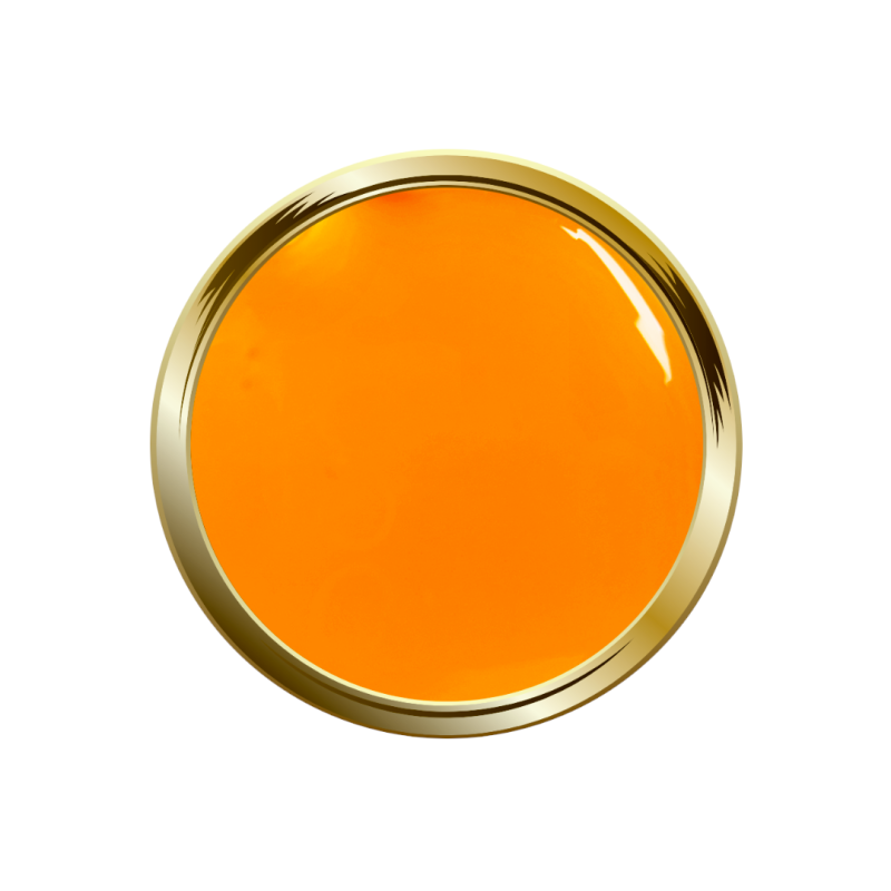 Pastille d'Art Line Néon Mandarine