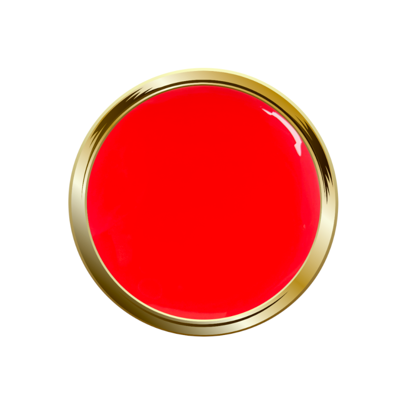 Pastille d'Art Line Neon Corail