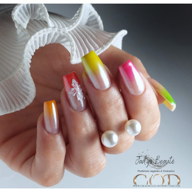 Square fait avec l'Art Line Neon Corail