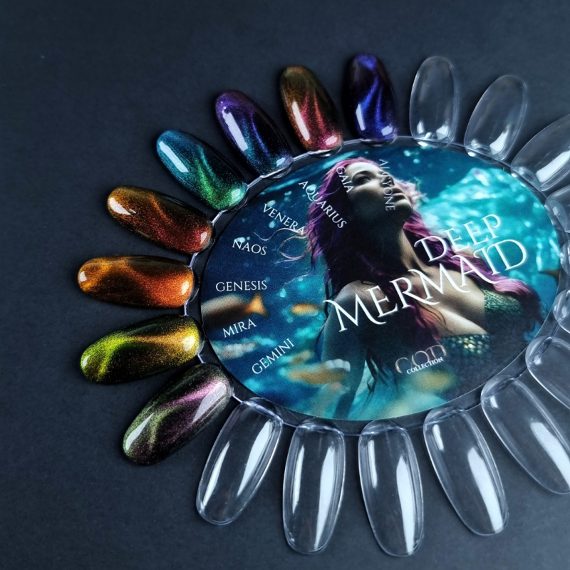 Nuancier fait avec le My color Aquarius