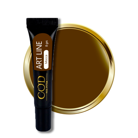 Tube et pastille d'Art Line Mocca