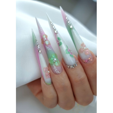 Stiletto fait avec le 3D Gel Mermaid 5