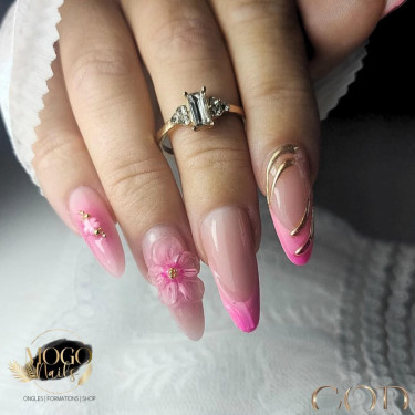 Amande faites avec sur 3D Gel Clear