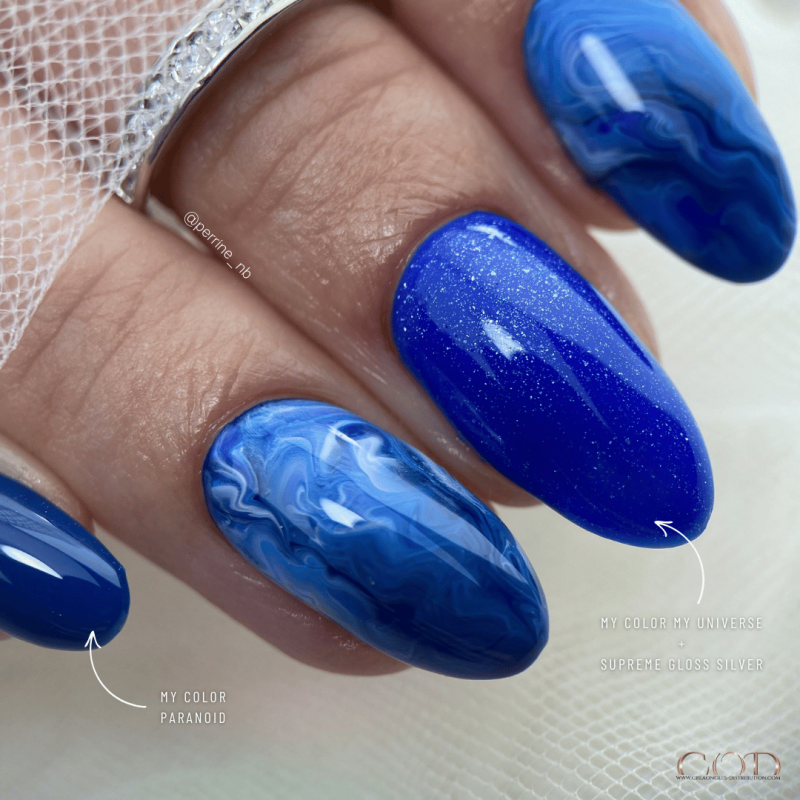 Pose en amande avec la Supreme Gloss Silver