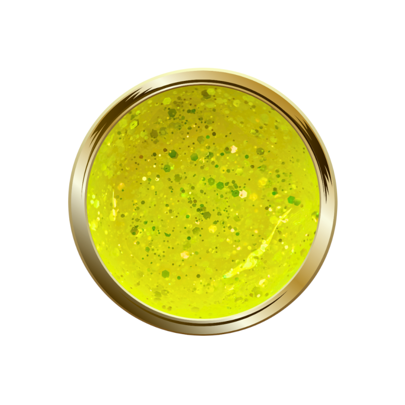 flacon Pro Liquid Gel Shimmer Neon Yellow