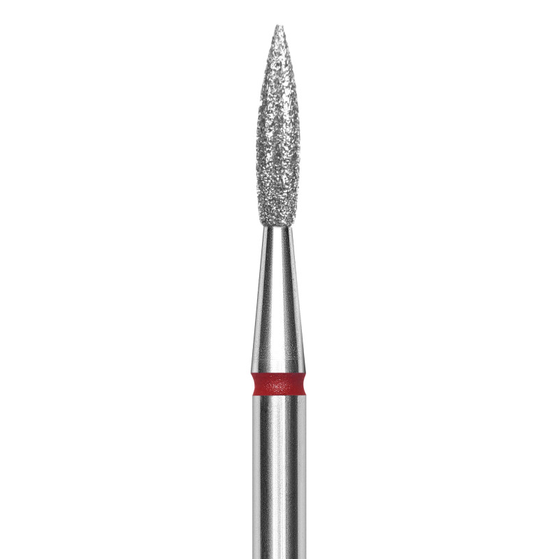 Embout diamant staleks flamme grain rouge