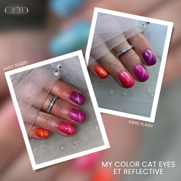 Pose d'ongles avec vsp summer time - Rainbow Collection