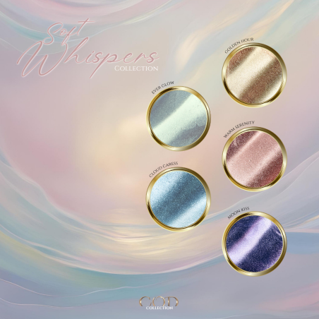 Capsules et flacons de la collection Soft Whispers